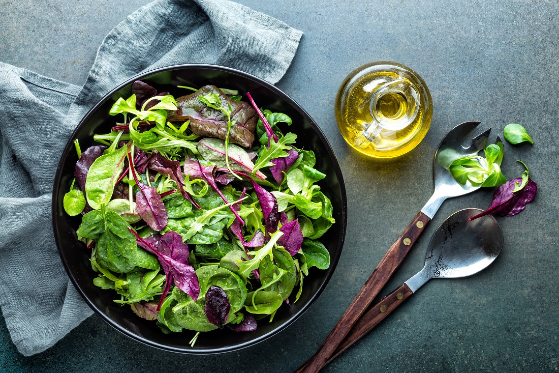 insalata per dieta con olio evo